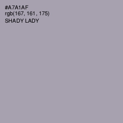 #A7A1AF - Shady Lady Color Image